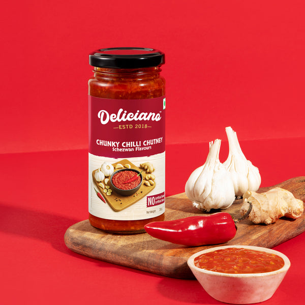 Chunky Chilli Chutney Schezwan Flavour